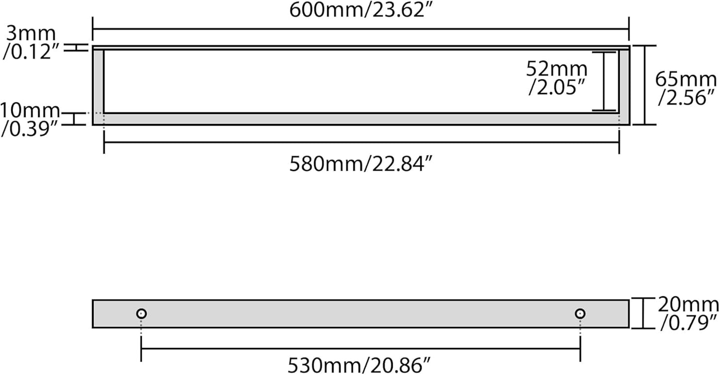 Alise Bath Towel Bar,Towel Holder Towel Rack Towel Hanger for Bathroom Wall Mount,24 Inch SUS304 Stainless Steel Towel Rail,Brushed Gold,GJF060-G