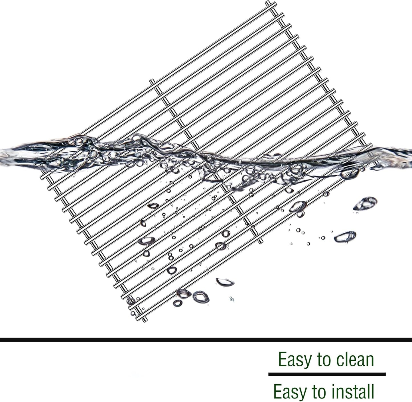 BBQ Grill Grates Parts for Vermont Castings Grill CF9030, VC3050, VCS3505, VCS3505BI, VCS3506, VM400, VM400XBP, VM406, ProChef 34402, Kenmore Grills,Stainless Steel Grid Accessories Replacement