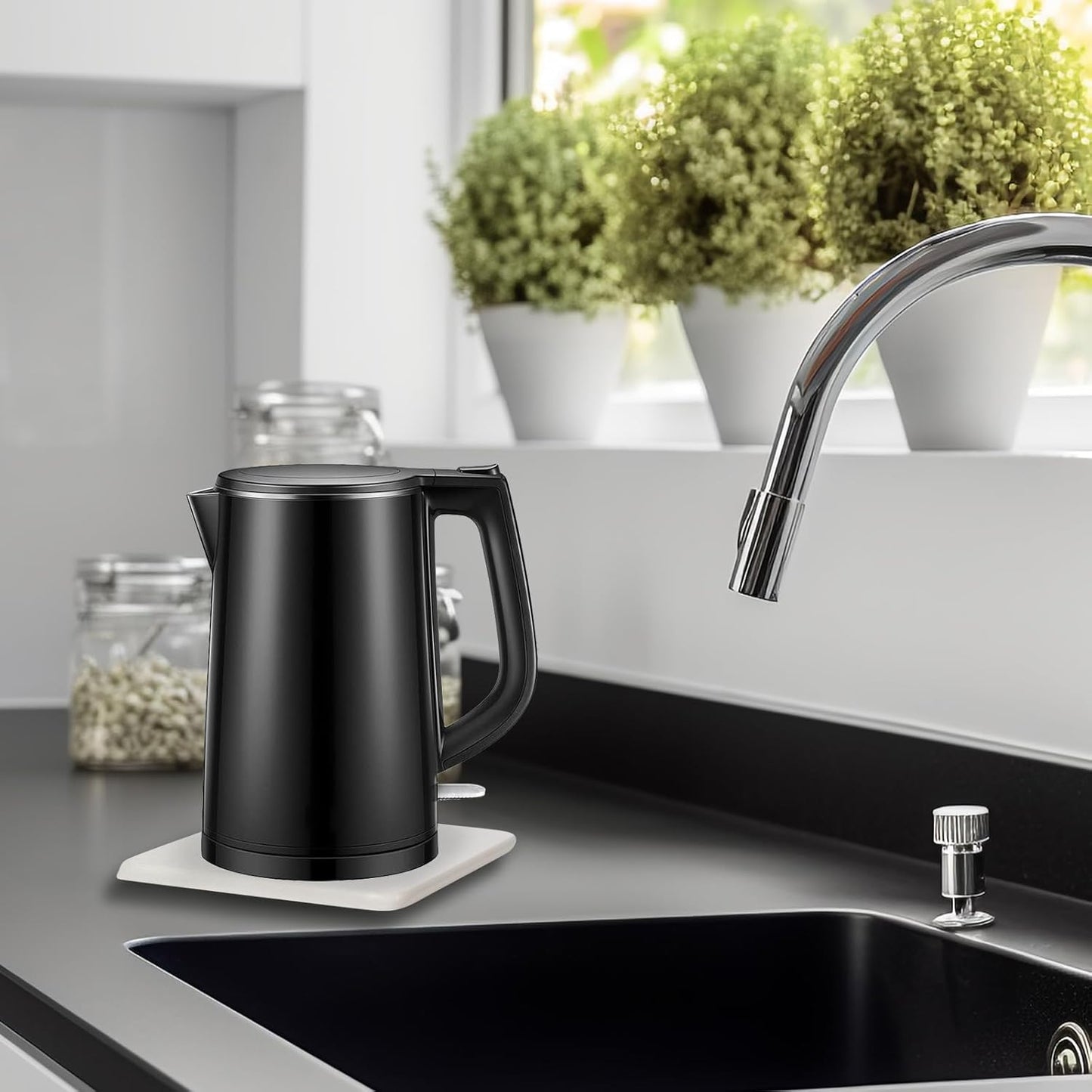 6 Pieces Water Absorbent Diatomite Coasters, Diatomaceous Earth Kitchen Soap Dish Bathroom Trays Water Absorbing Stone Tray for Sink Used for Hand Soaps Drinks Bottles