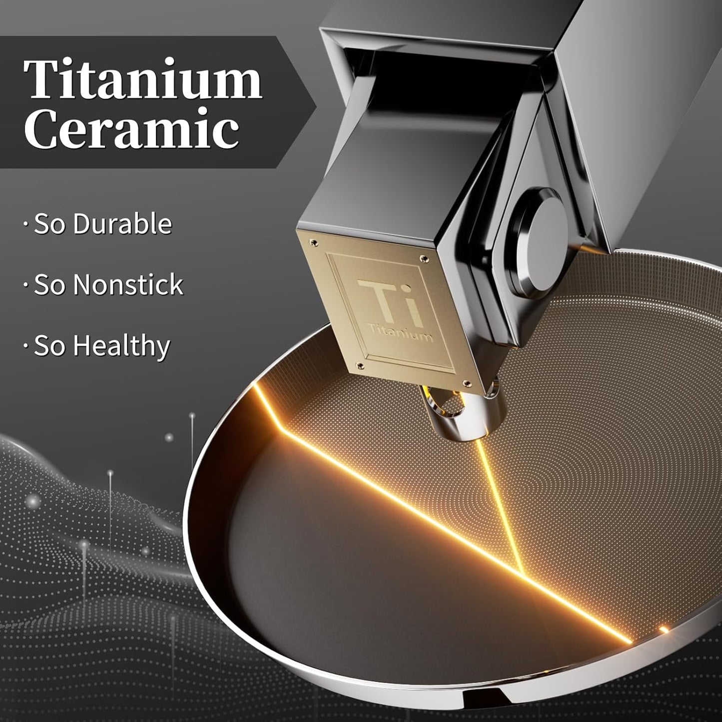 12 Inch Stainless Steel Crepe Pan - Titanium Ceramic Nonstick Crepe Pan, Stainless Steel Dosa Pancake Pan, Non Stick Flat Skillet Tawa Dosa Tortilla Griddle Pan, Induction Compatible, PFAS&PTFE Free