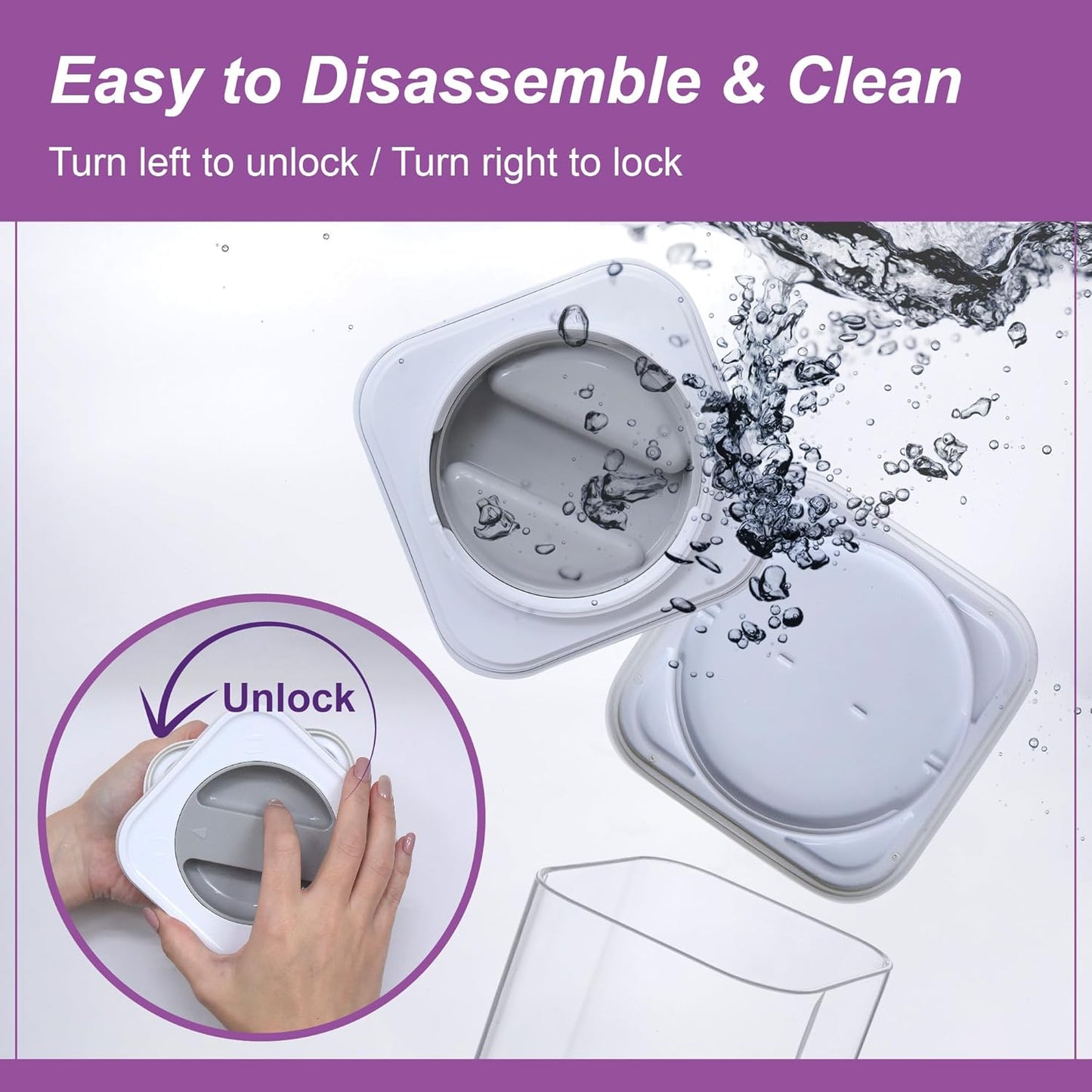 Amazing Abby - Carol - 96-Ounce Acrylic Canister (Set of 3), Plastic Airtight Food Container, Stackable for Pantry Storage, BPA-Free and Shatter-Proof, Perfect for Home and Commercial Use