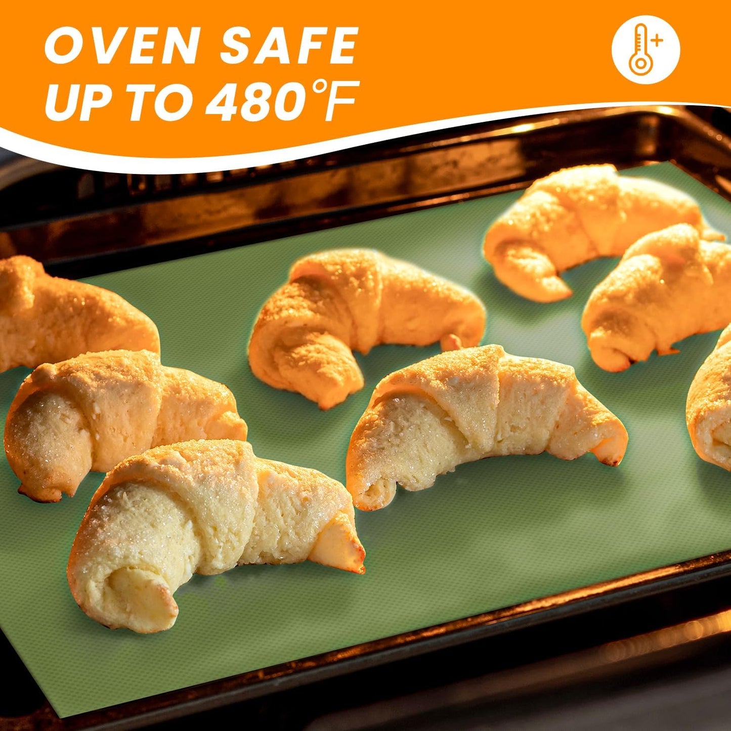 Cut to Size Silicone Baking Mat Roll-Best German Silicone - Heat Resistant Silicone Baking Macaron Mat,Non-stick Pastry Mat, Reusable Dough Mat for Rolling