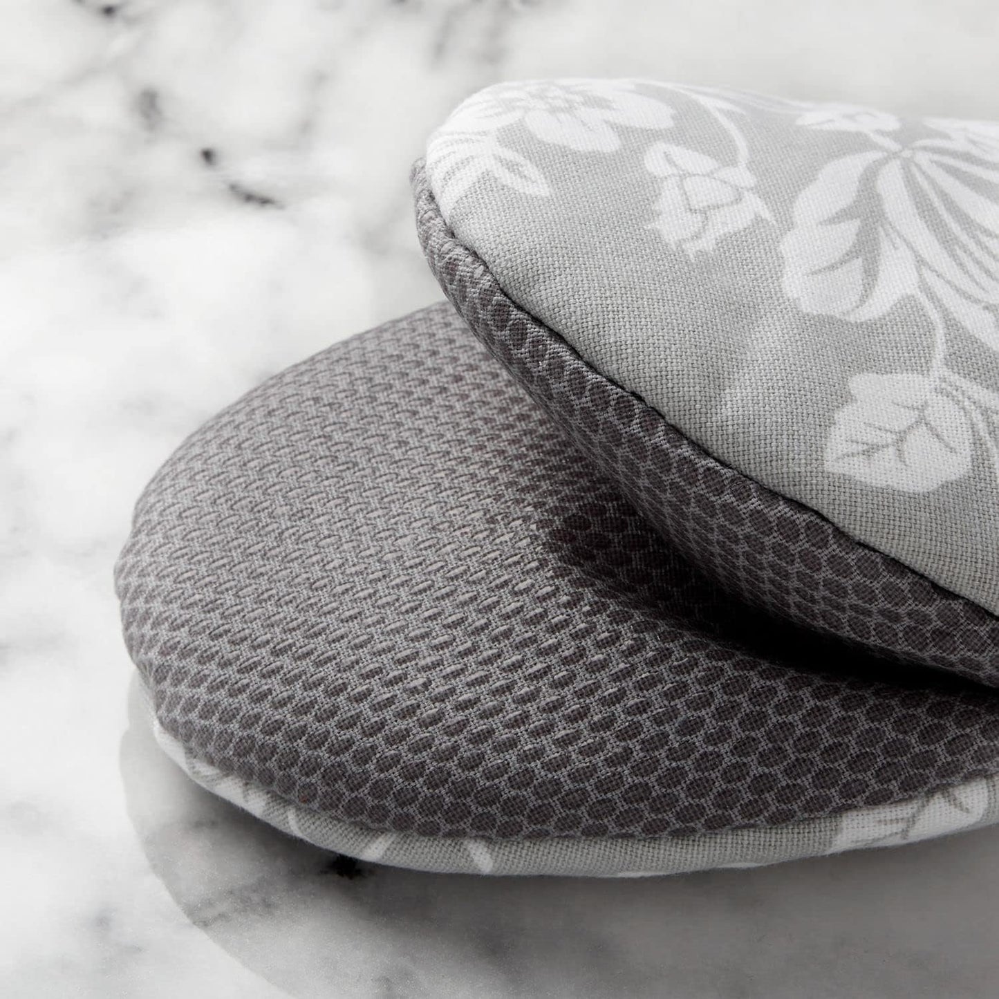 Martha Stewart Printed Mini Oven Mitt Set, 5.5"x8", Floral Vine