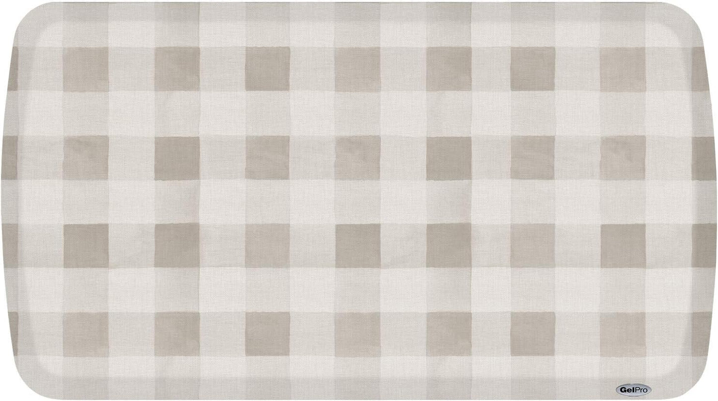 GelPro Elite Premium Gel + Foam 3/4" Thick Anti-Fatigue Floor Mat, 20" x 36", Farmhouse Tan