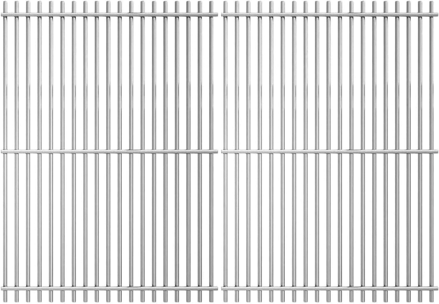 18.75" Stainless Steel Cooking Grate for Weber Genesis II 300 and Genesis II LX 300 Series Gas Grills, Genesis ll LX E/S-340, Genesis ll S-310, Genesis ll 310/335, Replacement Parts for Weber 66095