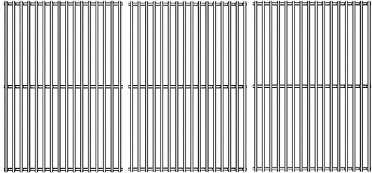 15/17/19 Inch Grill Cooking Grates Replacement for Weber Genesis II E-410, E-435, S-435, SE-410, 66089 66097, Kitchen-aid 720-0856V 740-0781, Weber Genesis II LX 400 SER GBS S-435