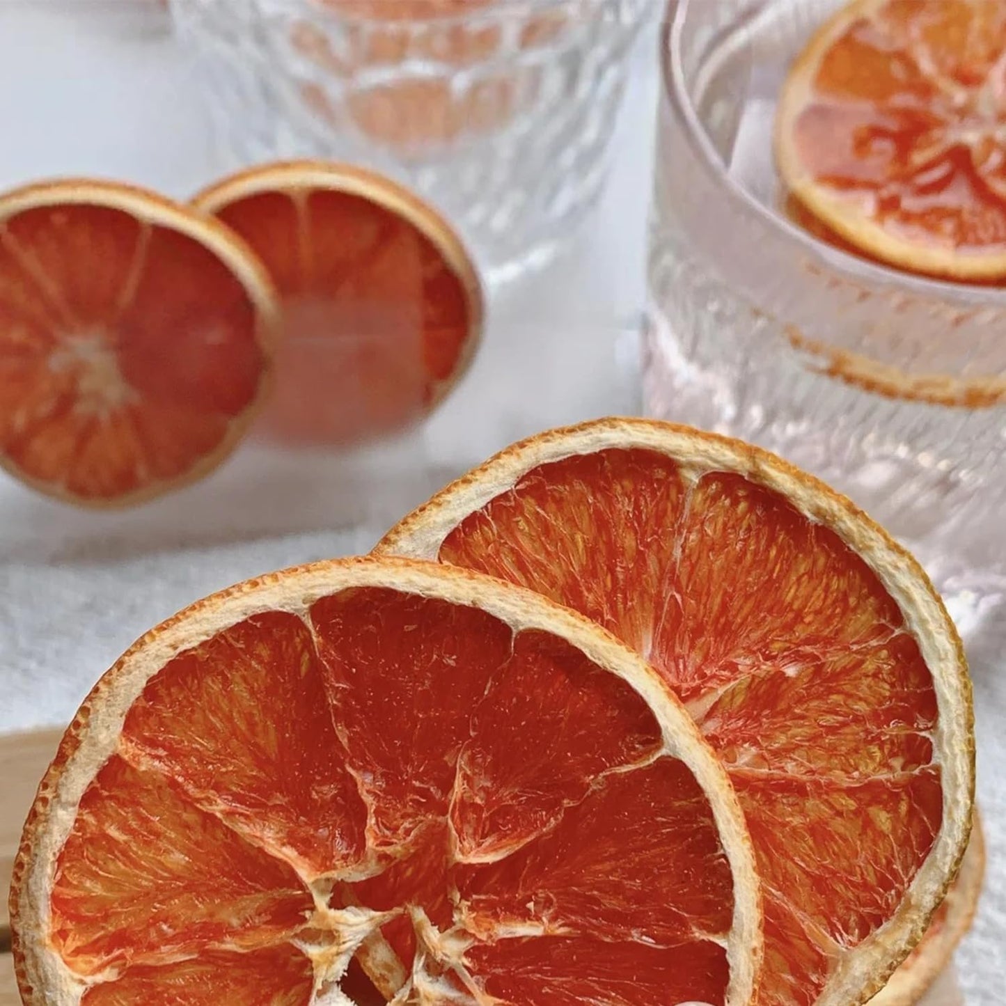 Dehydrated Blood Orange Slices For Cocktails8.8oz/250g, Dried Blood Orange Slices, Premium Healthy Snack, No Added Sugar | Perfect for Tea, Baking (8.8 oz)
