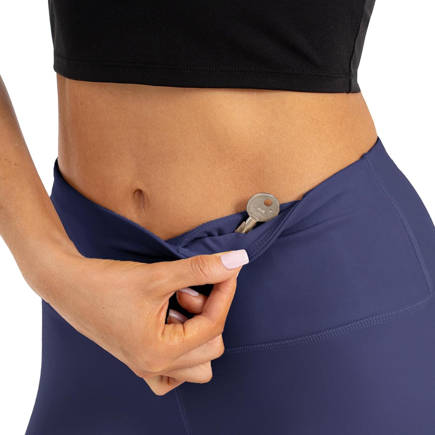 CHANAN High Waist Butt Lifting Leggings for Women Buttery Soft Breathable Yoga Pants with Hidden Pocket Tummy Control Gym