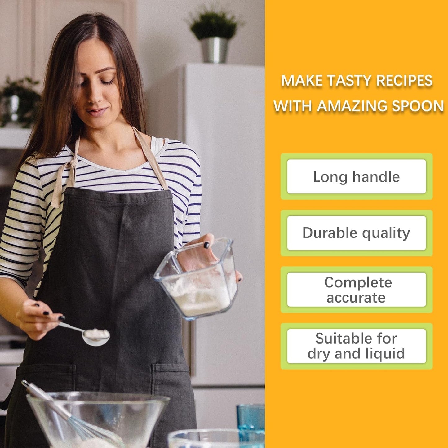 2PCS 1 Tbsp(3tsp, 1/2oz, 15ml) Single Measuring Spoon, Stainless Steel Individual Measure Scoop Only