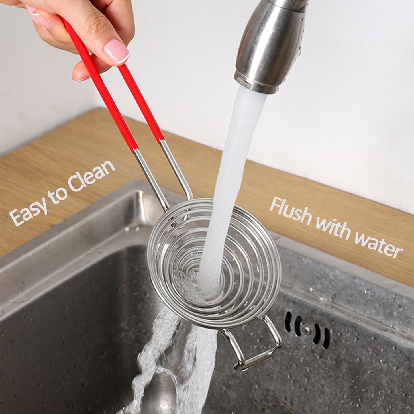 Egg Separator Egg Yolk White Separator Stainless Steel Egg White Yolk Sifting Filter Egg Divider Kitchen Tool for Baking/Cooking