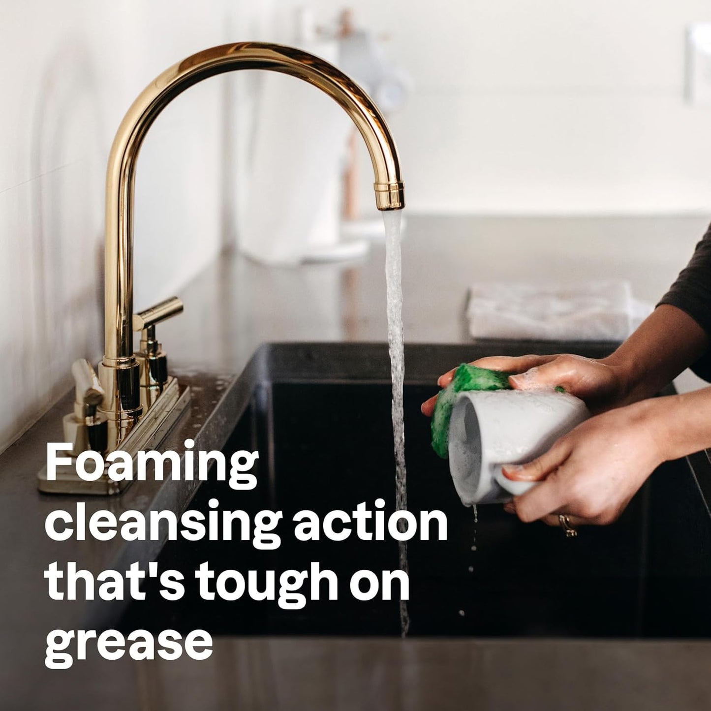 ATTITUDE Dish Soap, EWG Verified, Plant and Mineral-Based Ingredients, Vegan and Cruelty-free Household Products, Geranium and Lemongrass, 67.6 Fl Oz