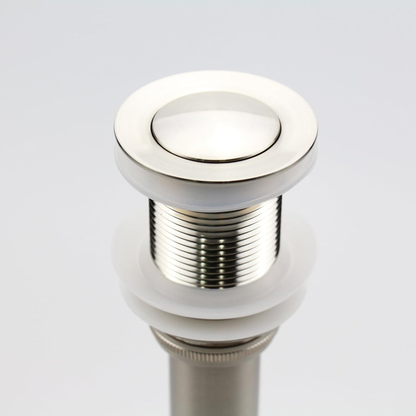 Bathroom Sink Drain,Drain Stopper Bathroom Sink Without Overflow,Pop Up Drain Strainer,Stainless Steel Brushed Nickel