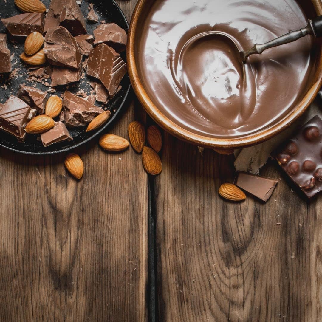 KIDU Chocolate Fountain Chocolate Melts, Melting For Cake Pops, Melting Wafers, Candy Melts Chips For Baking 3 Pound Resealable Bag (Milk New)