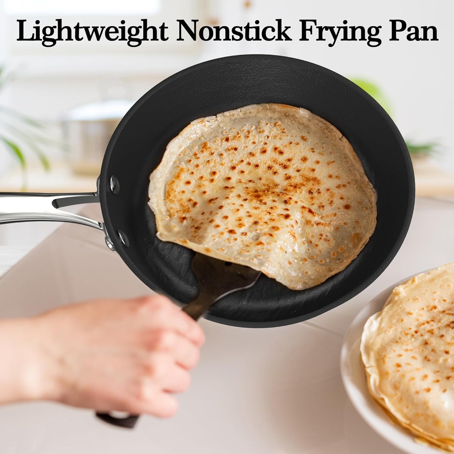 imarku Frying Pan Non Stick, 8inch Small Egg Pan, Induction Compatible Skillet, Omelette Pans with Stainless Steel Handle, Dishwasher Safe, Gifts for Men and Women