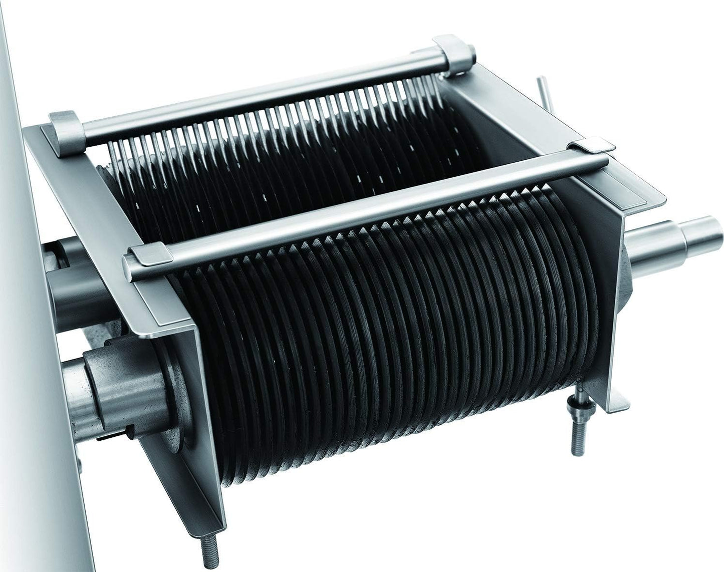 KWS JQ-58 Duo Function Commercial 1950W 2.6HP Electric 5mm Fresh Meat Cutter + Stainless Steel Meat Grinder All in One Grinding and Slicing Machine for Restaurant/Deli/ Butcher Shop