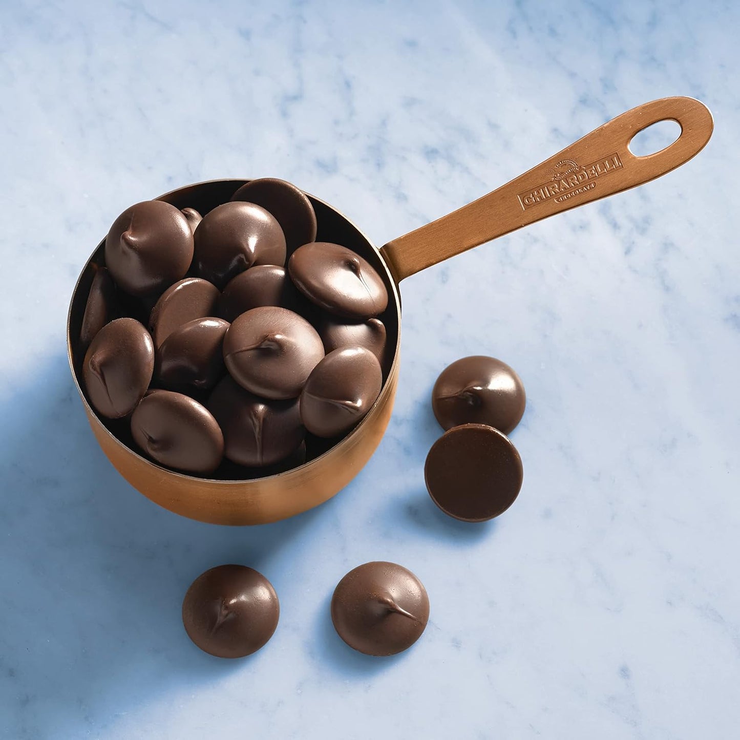 Ghirardelli Chocolate Company Dark Chocolate Wafers, 5lb. Bag (Pack of 1)