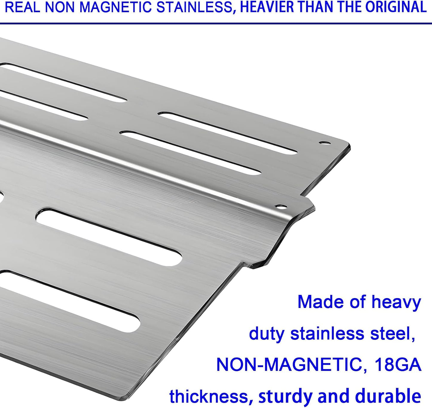 Genesis Grill Parts 17.5" Flavorizer Bars Heat Deflector for Weber Genesis 300 Series Weber E310 E320 E330 EP310 EP320 EP330 Front Control, Grill Replacement Parts for Weber 7620 7622 Accessories