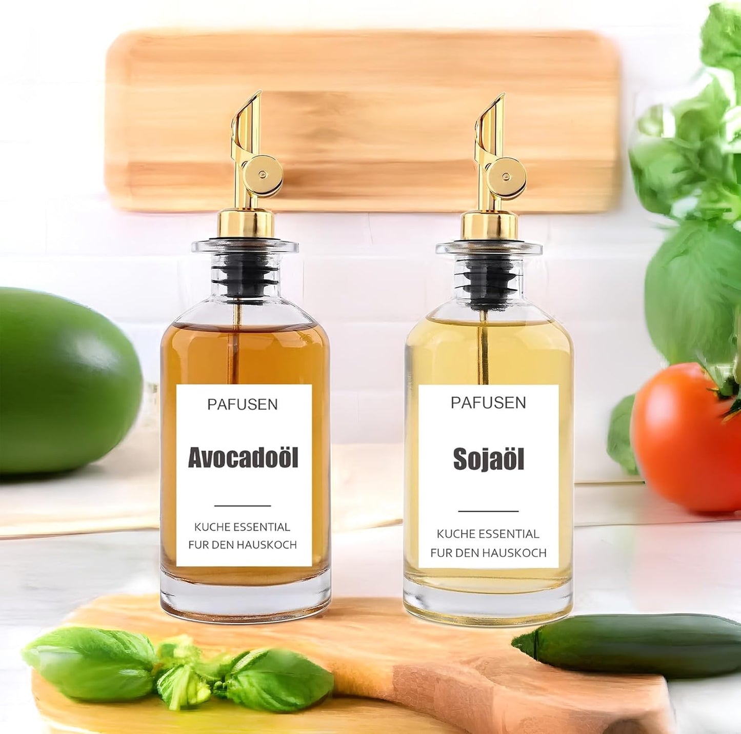 Pafuen Auto Liquor Pour Spout (4, Gold)