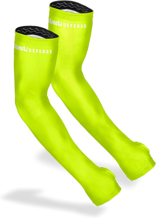 FARMER'S DEFENSE Sleeves | UV Cooling Sleeves | Anti-Scratch Sun Protection Arm Sleeves for Gardening Harvesting Outdoors