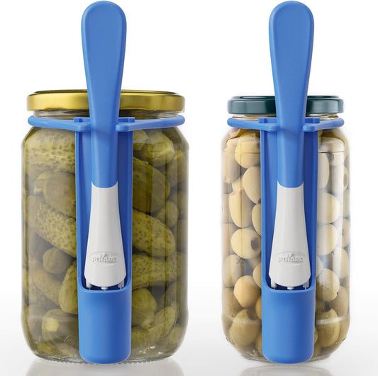 2 Pack Pickle Fork Pickle Grabber Tool-Pickle Picker for the jar, Kitchen Gadgets Pickle Gifts Suitable for Olives Blue