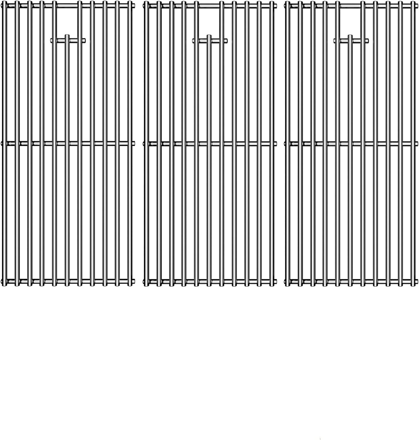 17/17.5/19.5 Inch Stainless Steel Grill Grates Replacement for Charbroil 463344116 463343015 Gas2coal 463340516 463370516