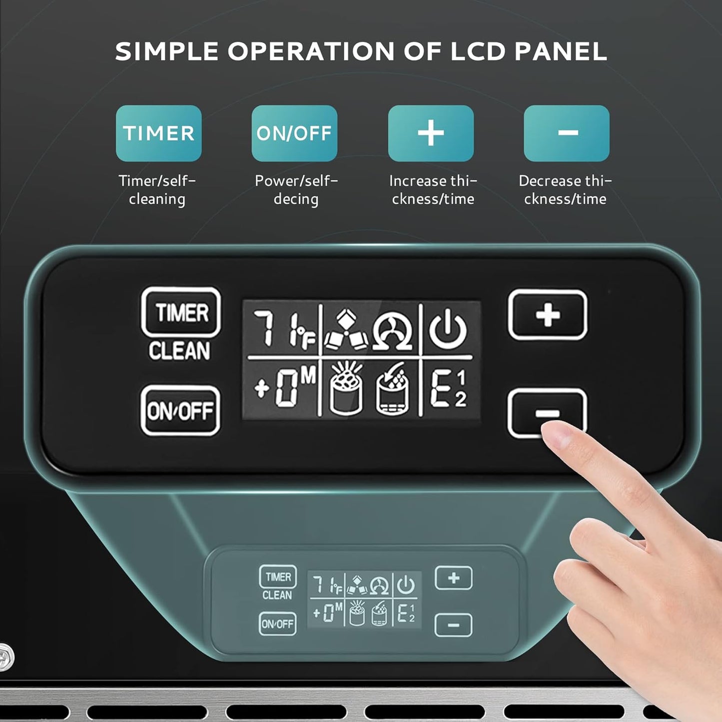EUHOMY 15" W Commercial Under Counter Ice Maker Machine, 90 Lb/Day Auto-Cleaning & 24H Timer, Gravity Drainage,Stainless Steel Built-in Freestanding Ice Maker, 24 Lb Bin, Ideal for Commercial & Home