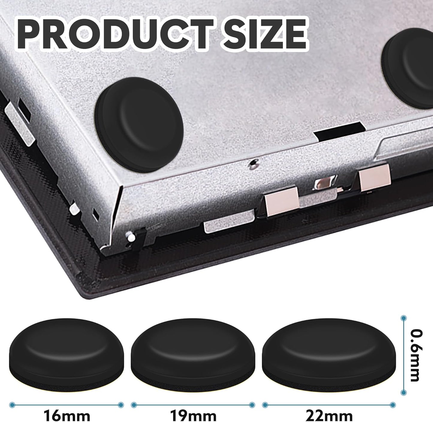 Appliance Sliders for Kitchen Appliances 24 PCS Self-Adhesive Small Accessories Hacks Easy to MovIing & Space Saving Kitchen Must Have Gadgets