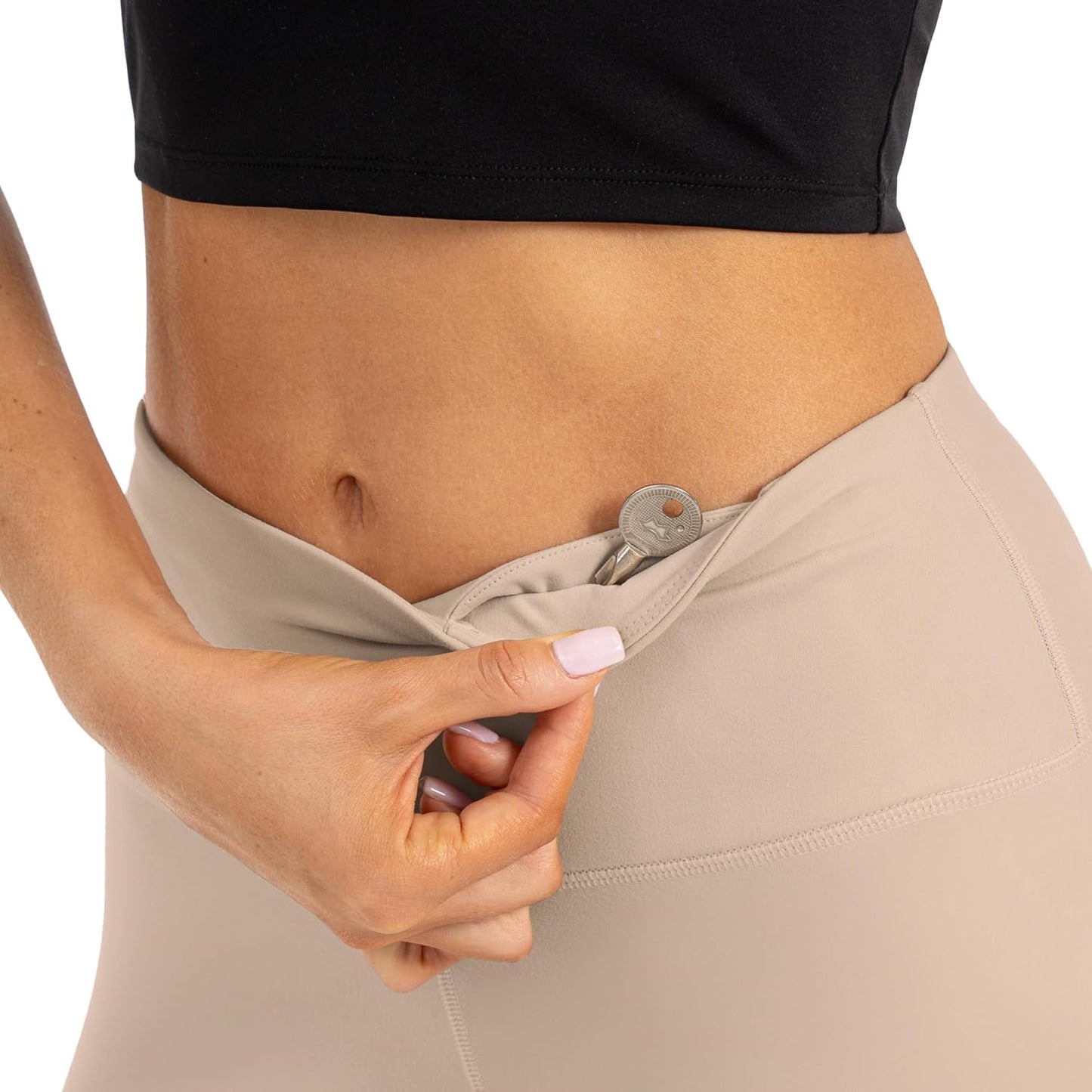 CHANAN High Waist Butt Lifting Leggings for Women Buttery Soft Breathable Yoga Pants with Hidden Pocket Tummy Control Gym