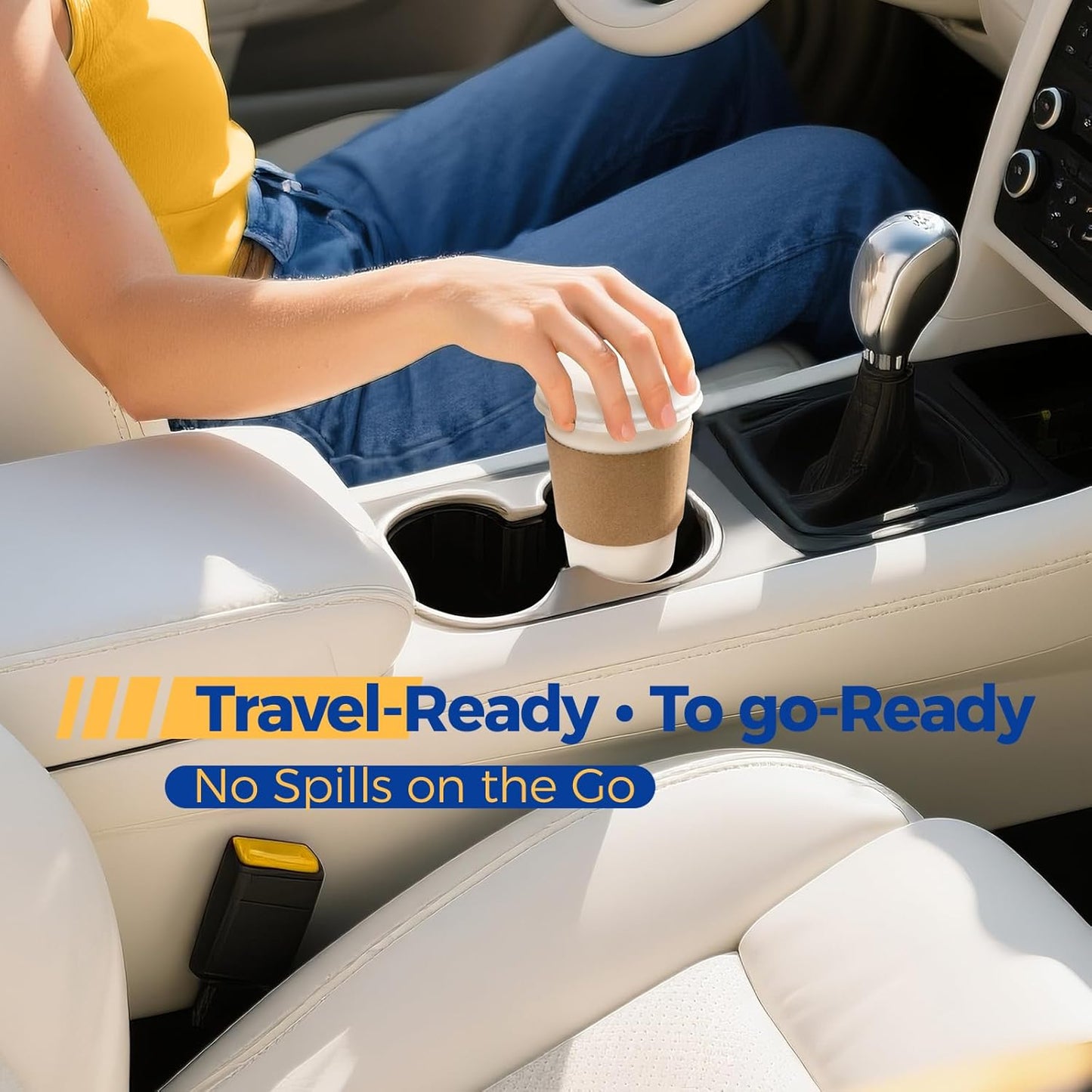 Fit Meal Prep 50 Pack 12 oz Disposable Coffee Cups with Lids, Sleeves, Leak-Proof To Go Coffee Cups with Lids, Durable Hot Paper Cups for Home, Office, Party, Business