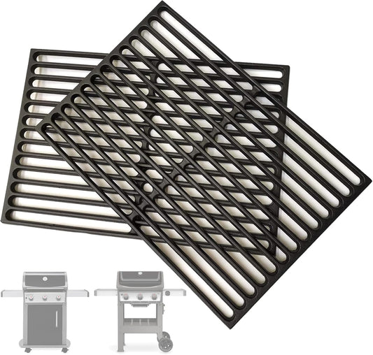 7526 7527 17.5" Grill Grates Replacement for Weber Spirit II 300 Series, for Weber Spirit 300 Grill Grates, Spirit 700, Genesis Silver/Gold/Platinum B/C, Genesis 1000-5000