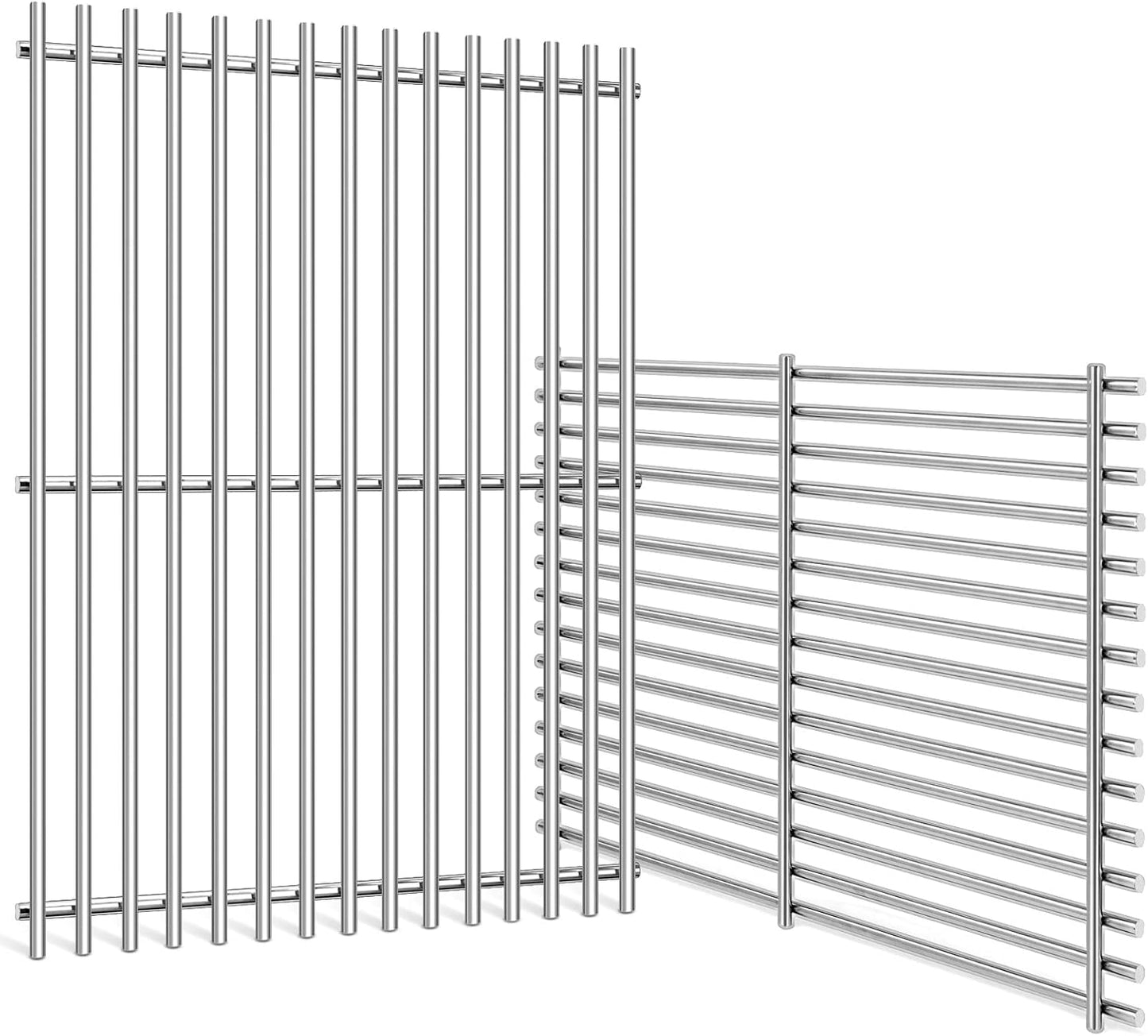 Adviace 18.75 Inch 66095 Grill Grate Replacement for Weber Genesis II 300 & II LX 300 Series, II E-310, II S-310, II S-335, II E-335, 304 Stainless Steel Cooking Grate for Weber Genesis Grill Parts.