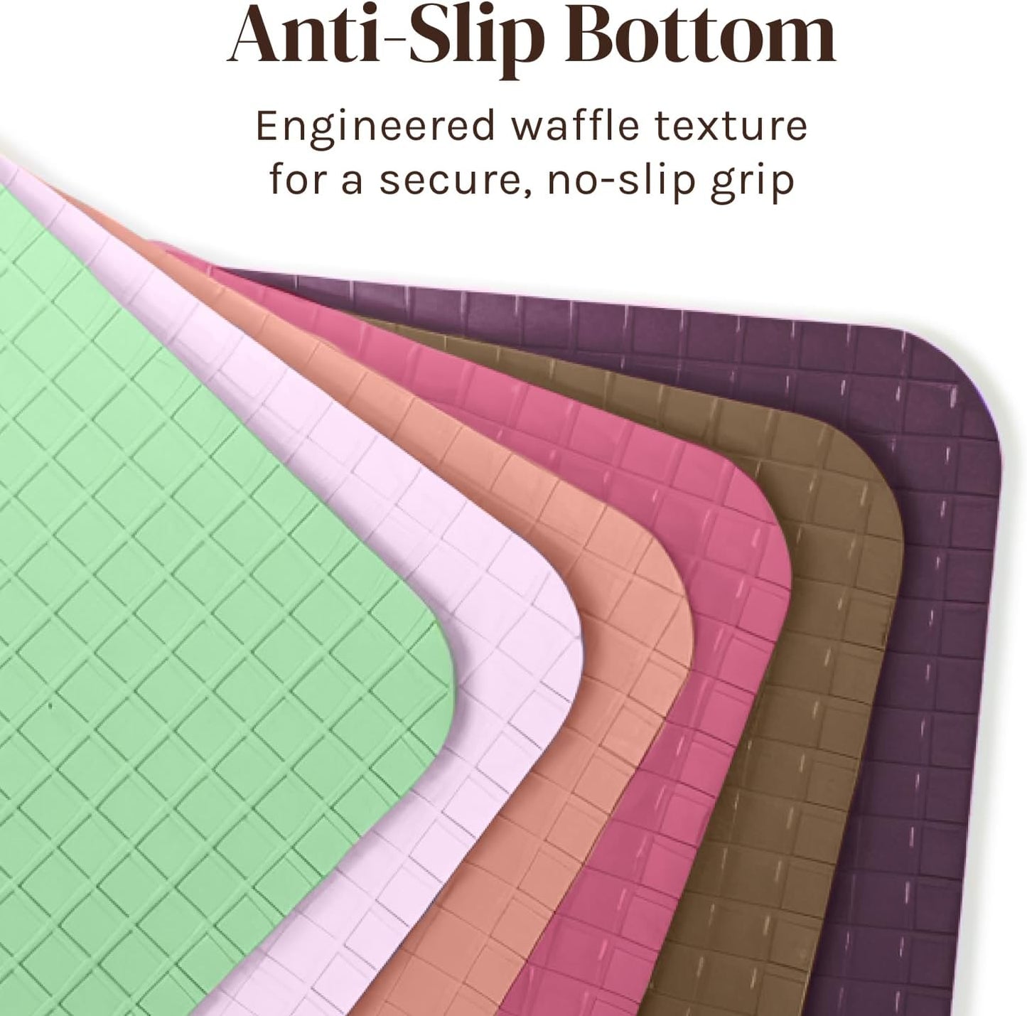 Extra Thick Pastel Flexible Plastic Cutting Board Mats with Food Icons & EZ-Grip Waffle Back, (Set of 6) Dishwasher Safe. Cutting Boards For Kitchen, Cutting Mat, Plastic Cutting Boards