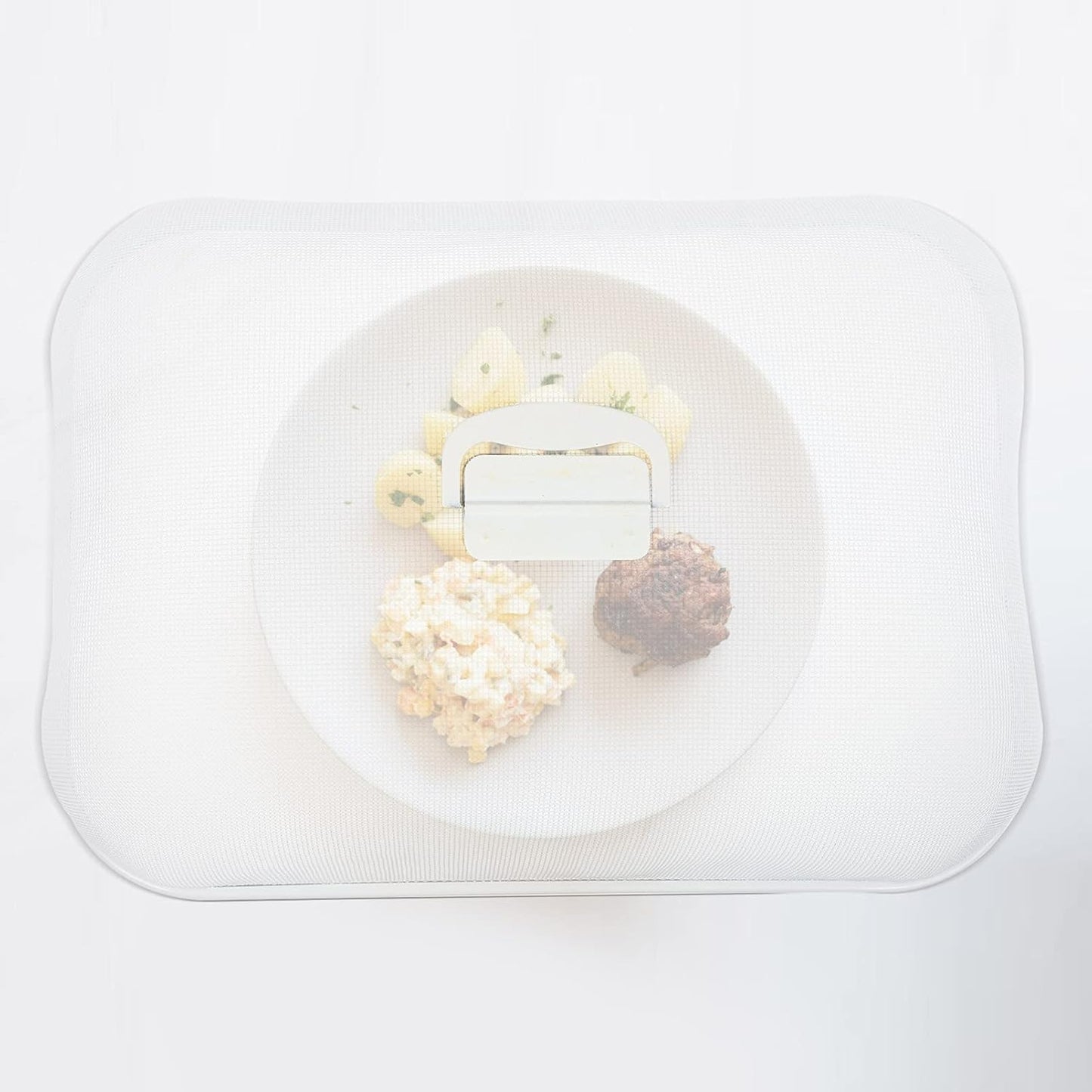 GANAZONO Metal Vegetable Cover 18.5X13.4X5.9 Inch Mesh Food Cover for Outdoor Picnics Garden Parties Camping Insect Protection Serving Dish