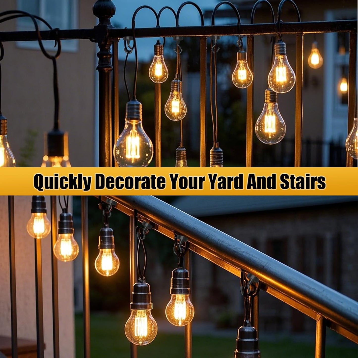 DIYMAG Outdoor Hooks for Hanging String Lights, Balck Magnetic Hooks Strong 118lbs+ Hanging Party Light Wall Cable for Outside Cruise Cabin Refrigerator Fridge Grills Must Have 10PCS