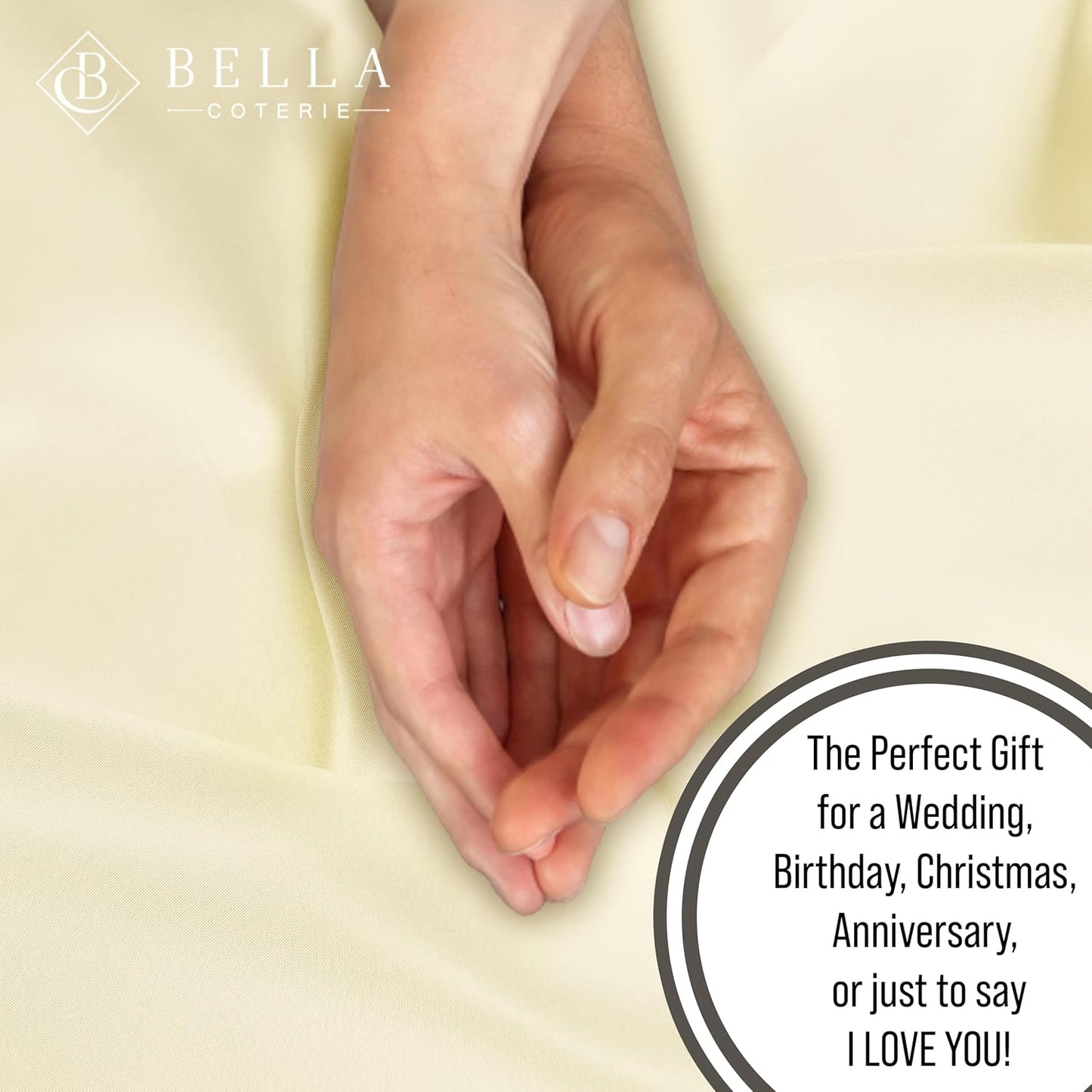 Bella Coterie Luxury Bamboo Viscose Queen Size Sheet Set | 100% Organically Grown | Ultra Soft | Cooling for Hot Sleepers | 18" Deep Pocket [Lemonade]