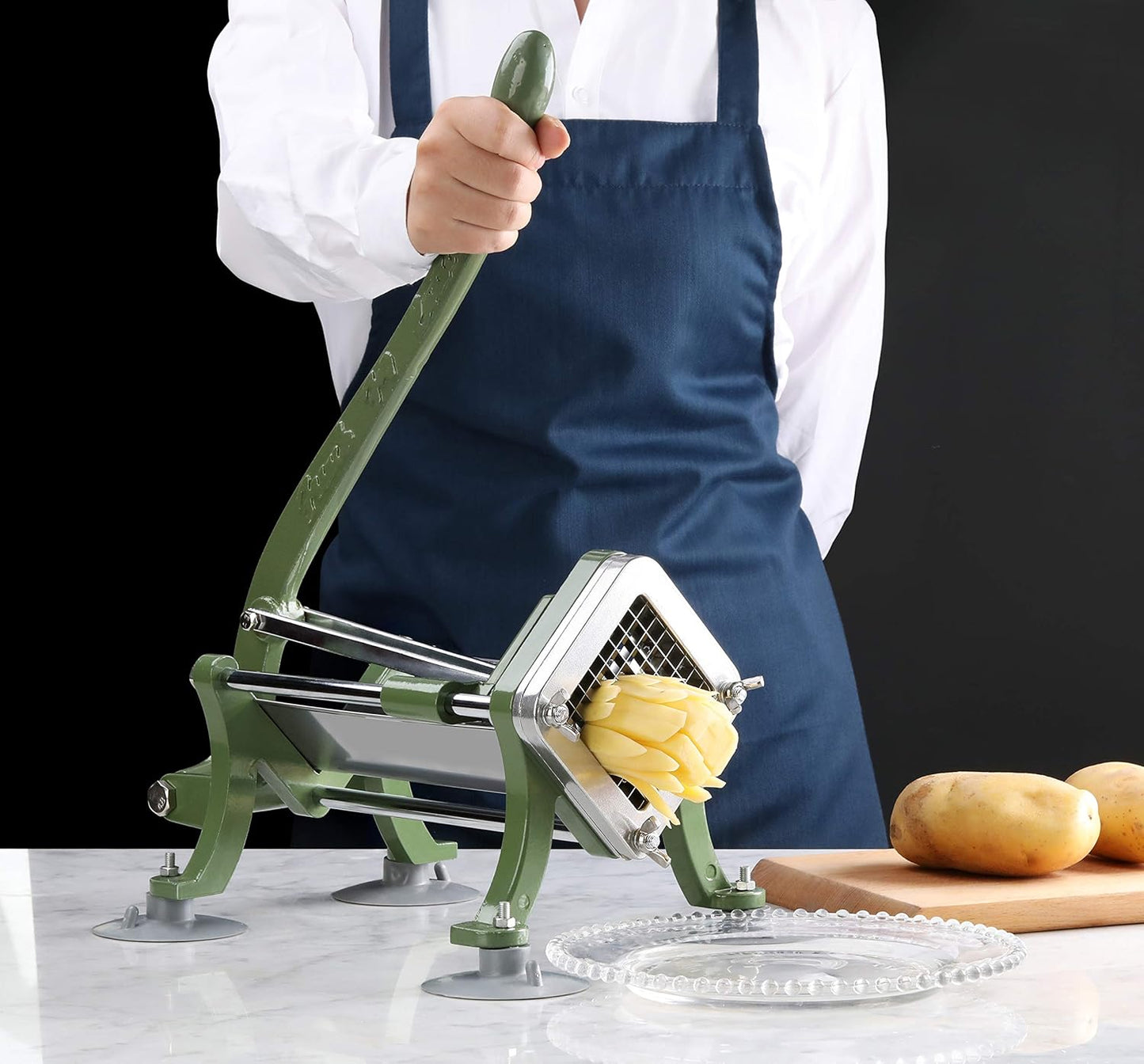 New Star Foodservice 37395 French Fry Cutter Replacement Pushing Plate, 3/8-Inch