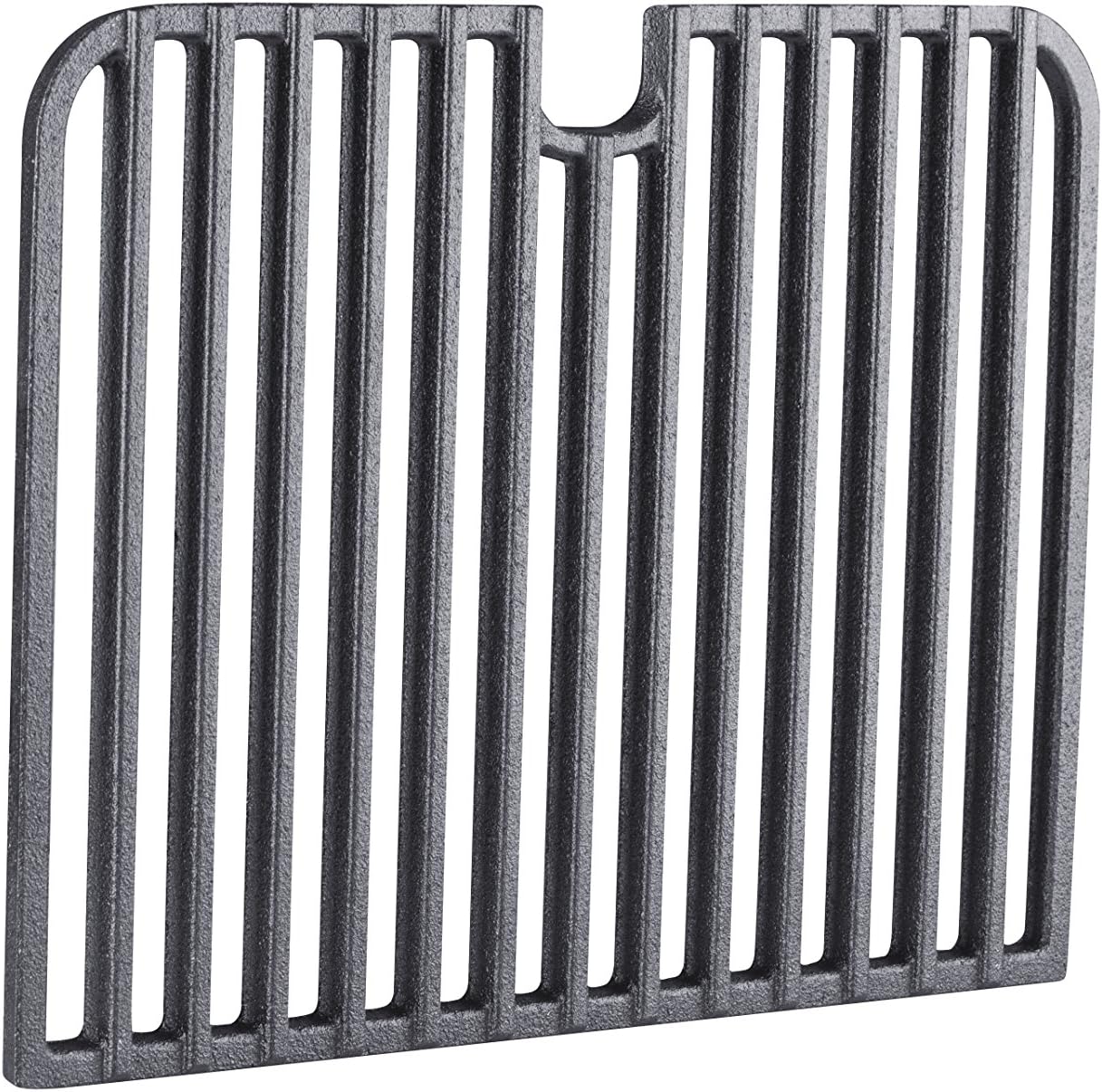 Cast Iron Go Grate (2), 5.8lbs, Rectangular, Heavy, Preseasoned, Non-Stick, Cooking-Grates, Fits Go Anywhere Charcoal and Gas Models