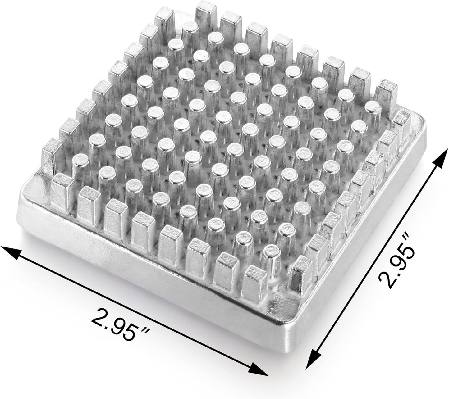 New Star Foodservice 37364 French Fry Cutter Replacement Pushing Plate, 1/4", Metallic