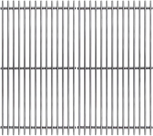 17.5" Stainless Steel 7639 Cooking Grates for Weber Spirit 300 Series, Spirit 700, Genesis Silver B/C, Genesis Gold B/C, Genesis Platinum B/C, Genesis 1000-3500, 7638