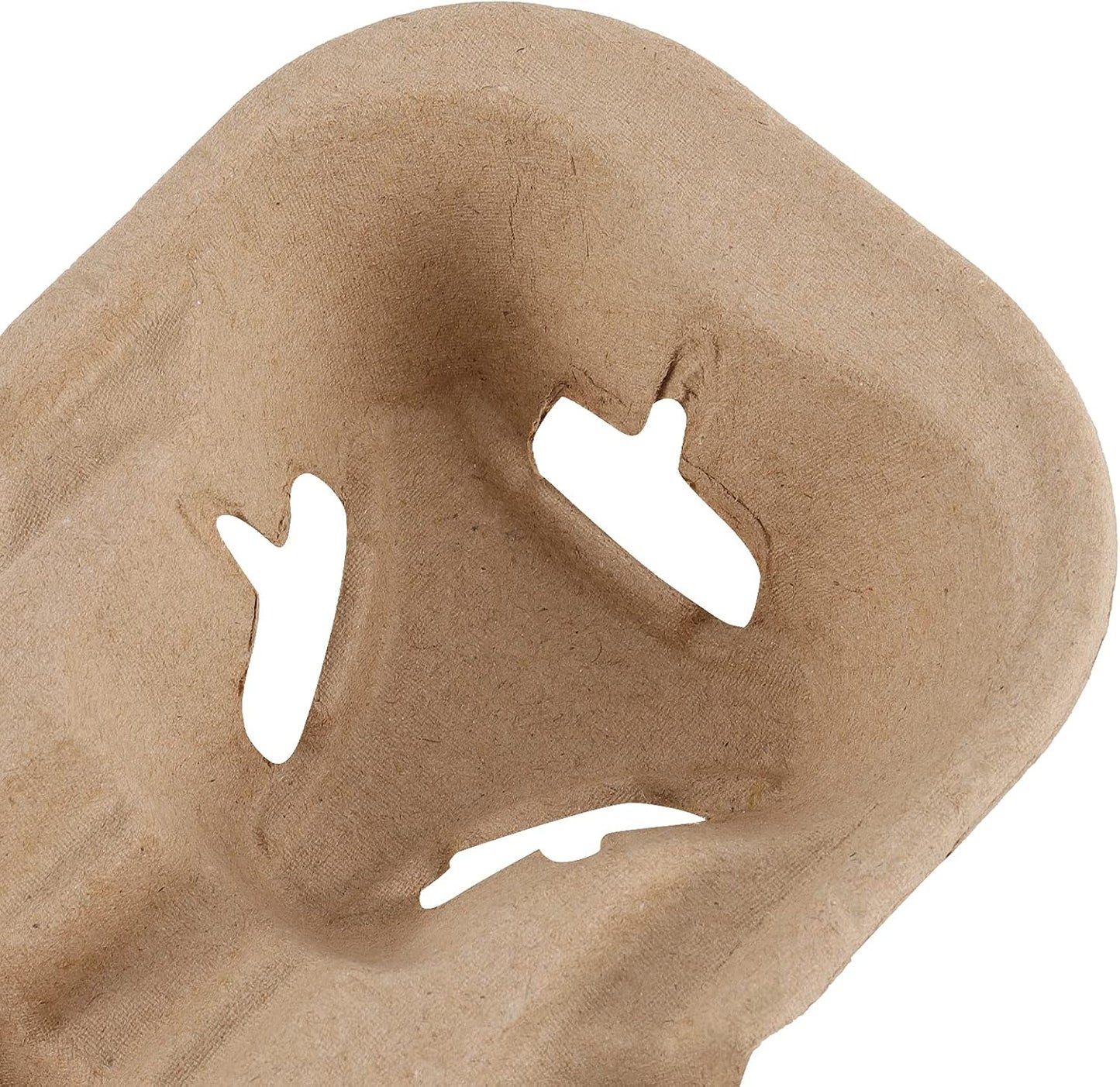 HAKZEON 100 Pack Fiber 2 Cup Holders, To Go Coffee Cup Holder, 2 Cups Pulp Fiber Drink Carrier, Drink Carrier Trays for Coffee Shops, Grocery Stores, Takeaway Restaurants, Drink Shops