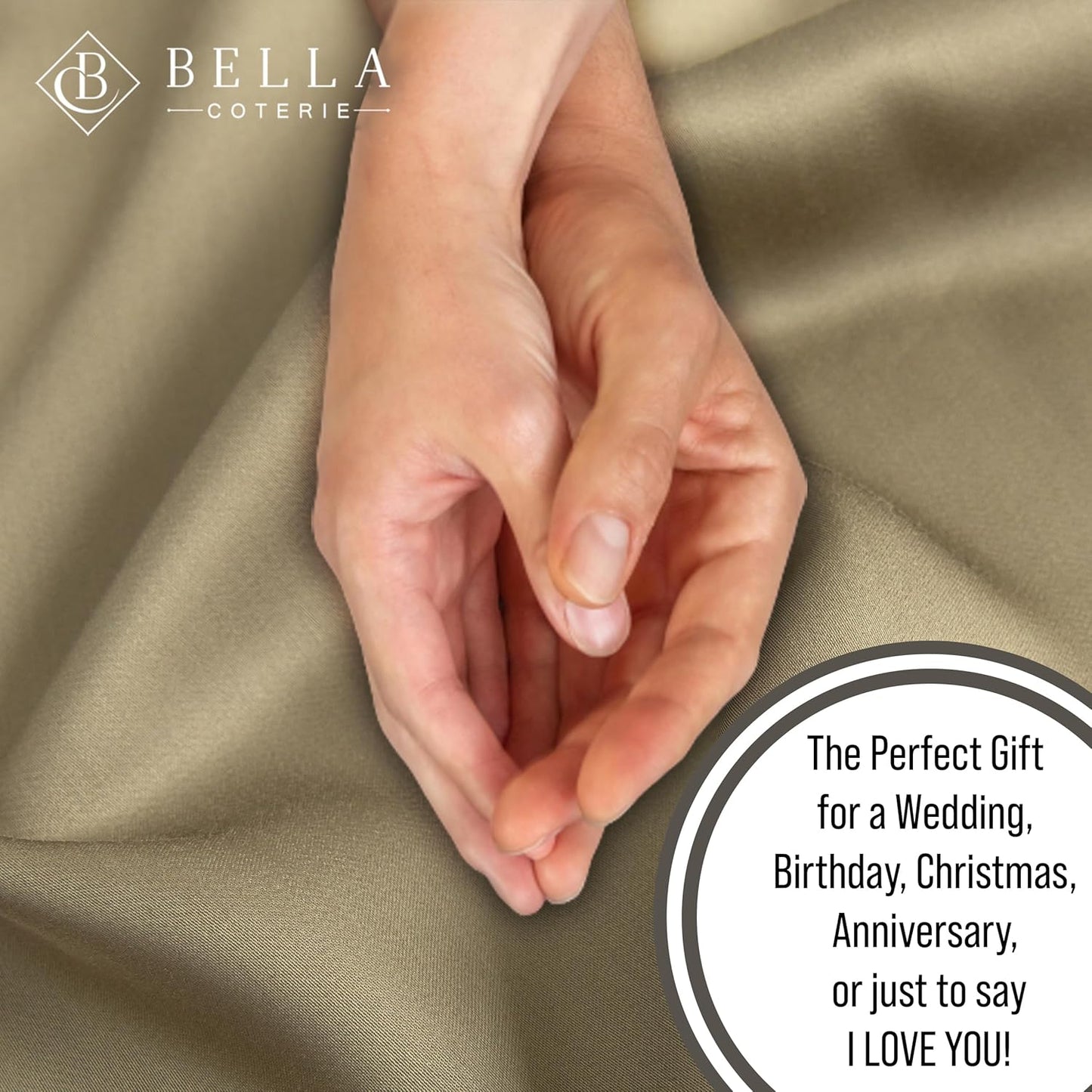 Bella Coterie Luxury Bamboo Viscose Cal King Size Sheet Set | 100% Organically Grown | Ultra Soft | Cooling for Hot Sleepers | 18" Deep Pocket [Olive]