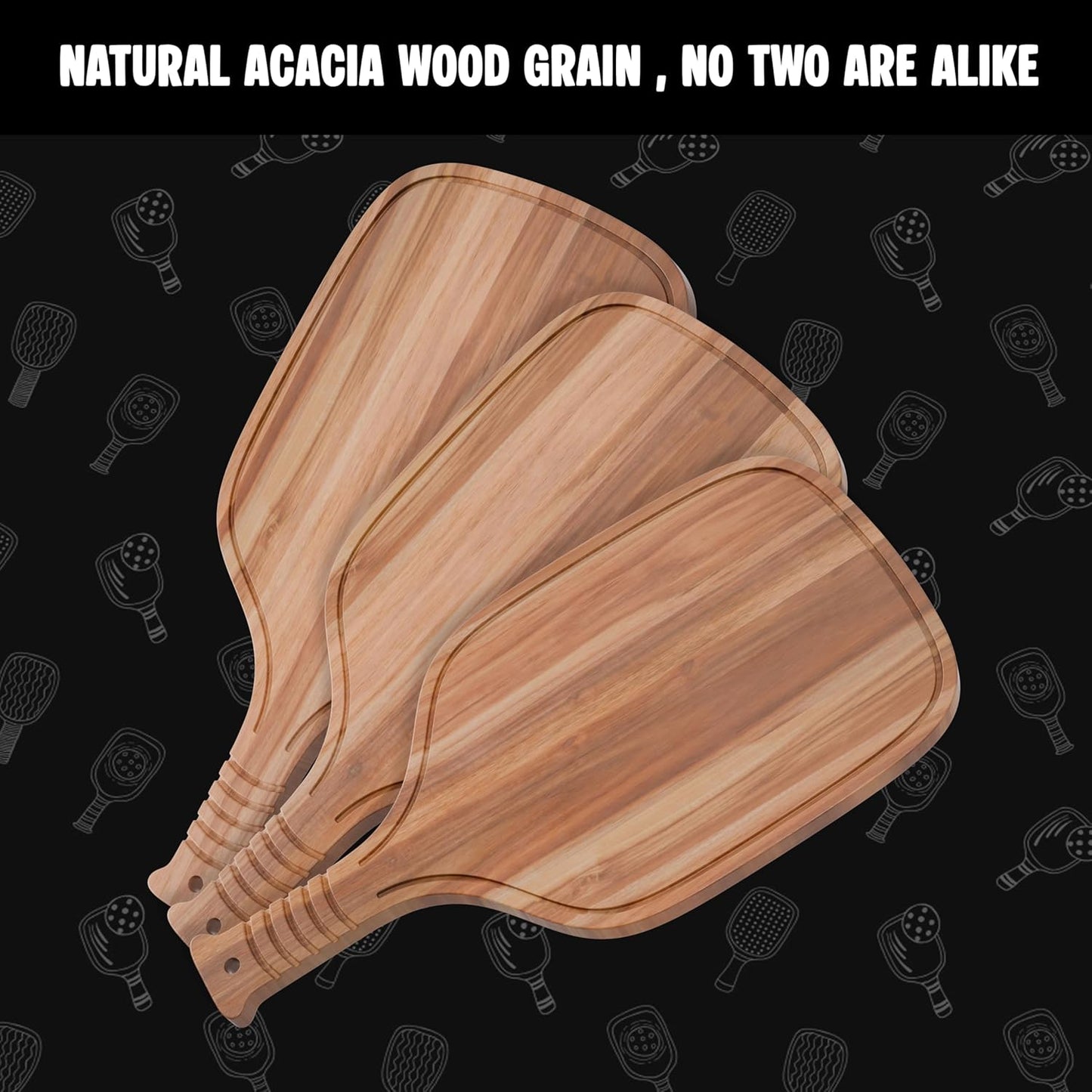 New – Pickleball Paddle Charcuterie & Cheese Board – Acacia Wood Cutting Board (16.9” x 8.1”) Pickleball gifts for men or women, Pickle Ball Plates, Serving Tray, Pickle ball Accessories