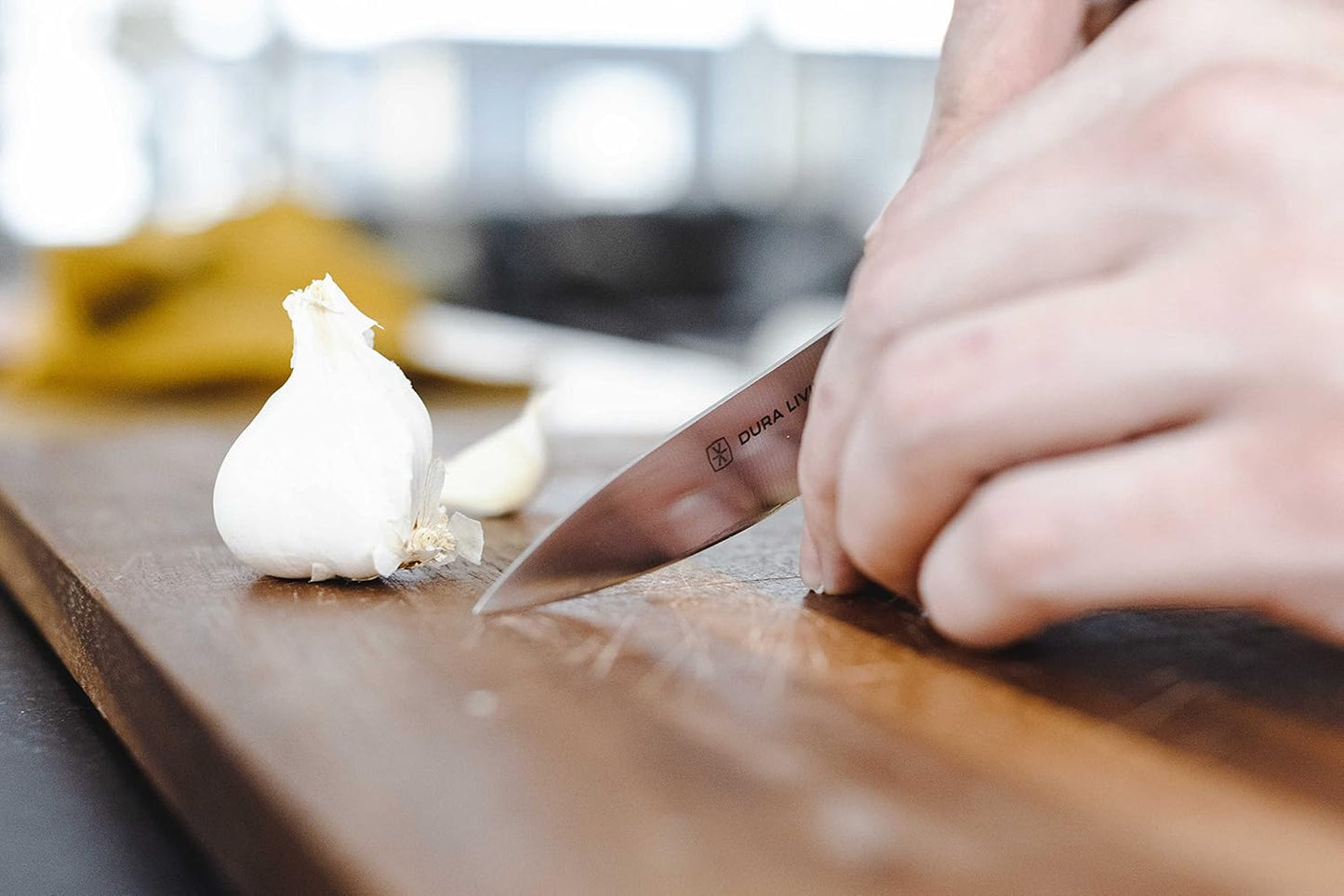 2-Piece Kitchen Knife Set – Ultra Sharp Precision German Stainless Steel Blades, 5” Utility & 3.5” Paring Knife with Ergonomic Handles, Multipurpose for Slicing & Peeling, Cream Handle