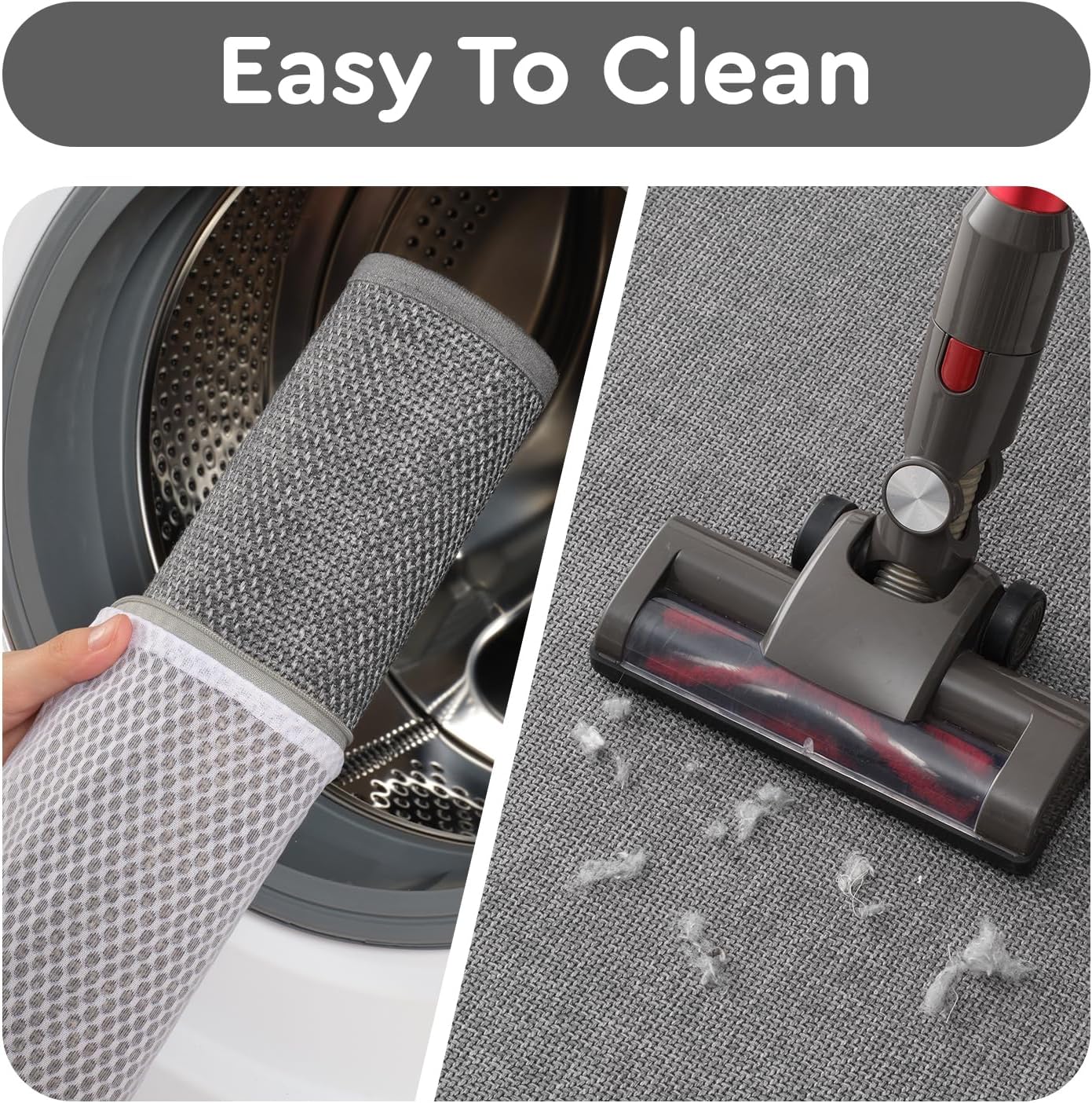 tchdio Kitchen Mats for Floor, Rubber Backed Kitchen Rugs Non Slip Washable, Superior Absorbent Kitchen Runner Rug Easy to Clean, Comfort Kitchen Floor Mat Front of Sink (Grey, 20" × 70")