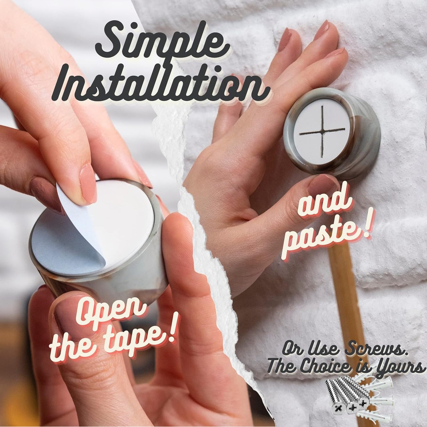 HEFA Kitchen Towel Holder, Towel Hooks, Dish Towel Holder, Organization, Bathroom Accesories, Kitchen Towel Hook, Gift, Kitchen Gadgets 4 Pack