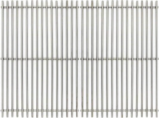 17.5" Stainless Steel 7639 Gas Grill Grates for Weber Spirit 300 Series, Spirit 700, Genesis Silver B/C, Genesis Silver B & C, Genesis Gold B & C, Genesis Platinum B & C, Genesis 1000-3500
