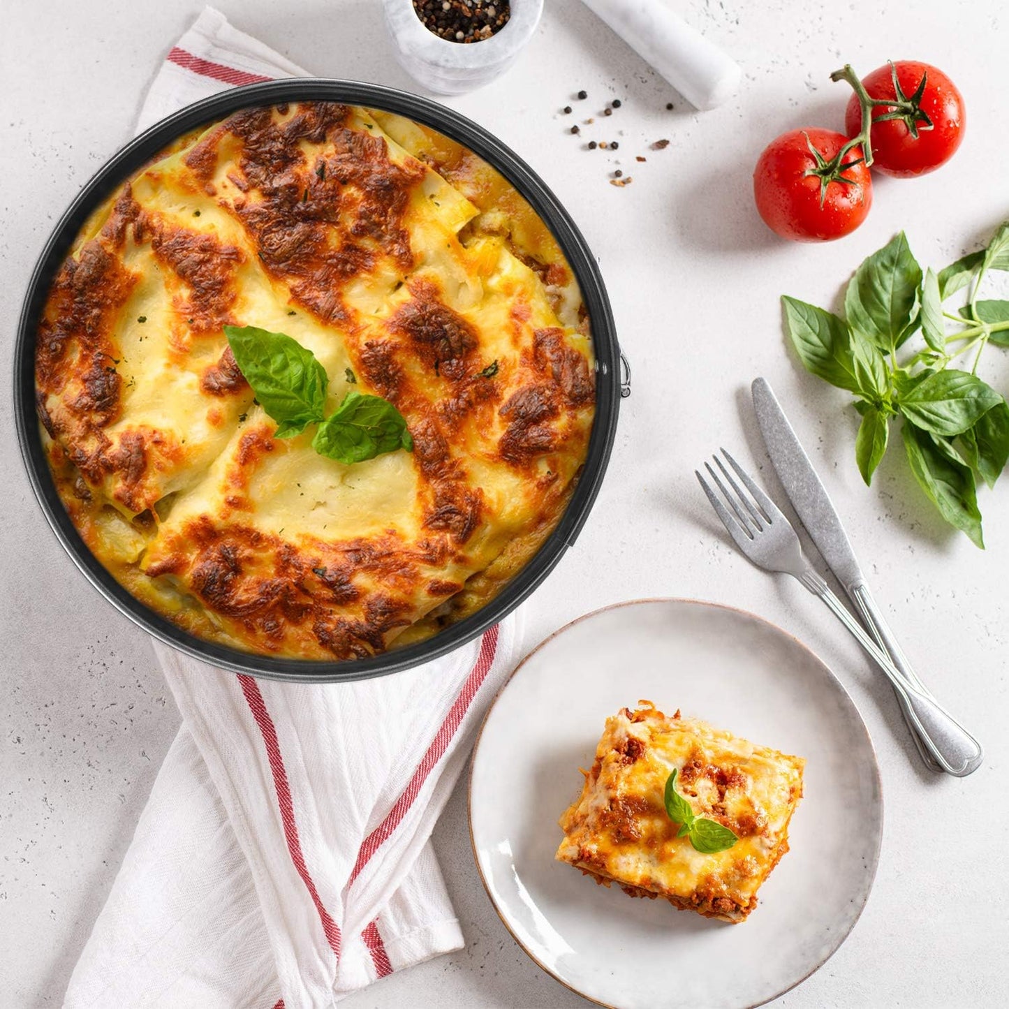 Hiware 7 Inch Non-stick Springform Pan/Cheesecake Pan/Leakproof Cake Pan - Accessories for Instant Pot 6, 8 Qt Pressure Cooker