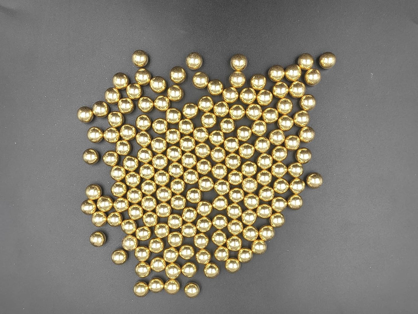 Gold Pearl Sugar Sprinkles 4.23 oz, 10mm Candy Pearls Ideal for Baking, Cake and Cupcake Toppers, Cookie Decoration, Ice Cream Topping, Wedding Shower Valentines Halloween Christmas