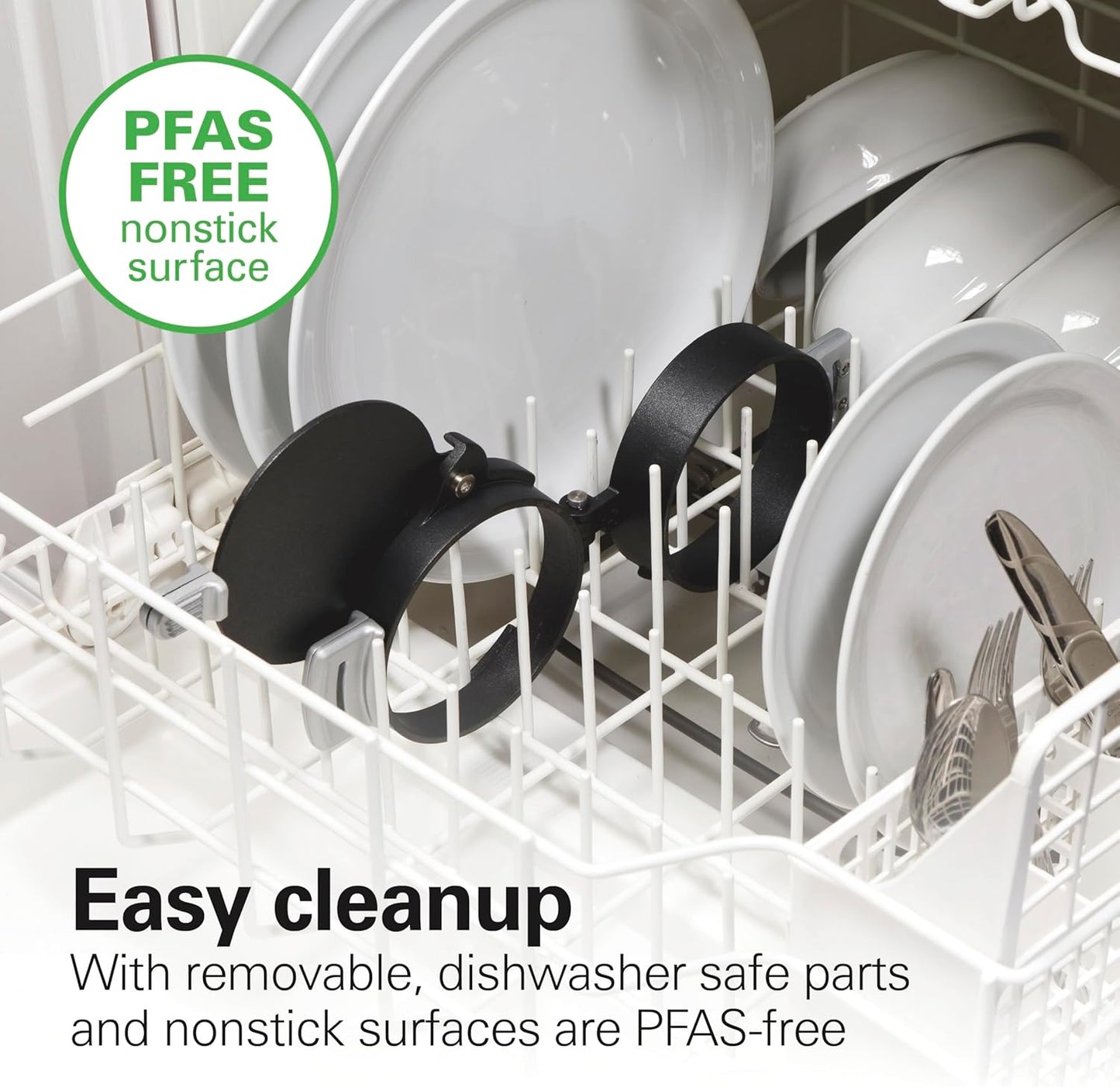 Hamilton Beach Breakfast Sandwich Maker with Egg Cooker Ring, Customize Ingredients, Perfect for English Muffins, Croissants, Mini Waffles, Perfect White Elephant Gifts, Coral (25483)