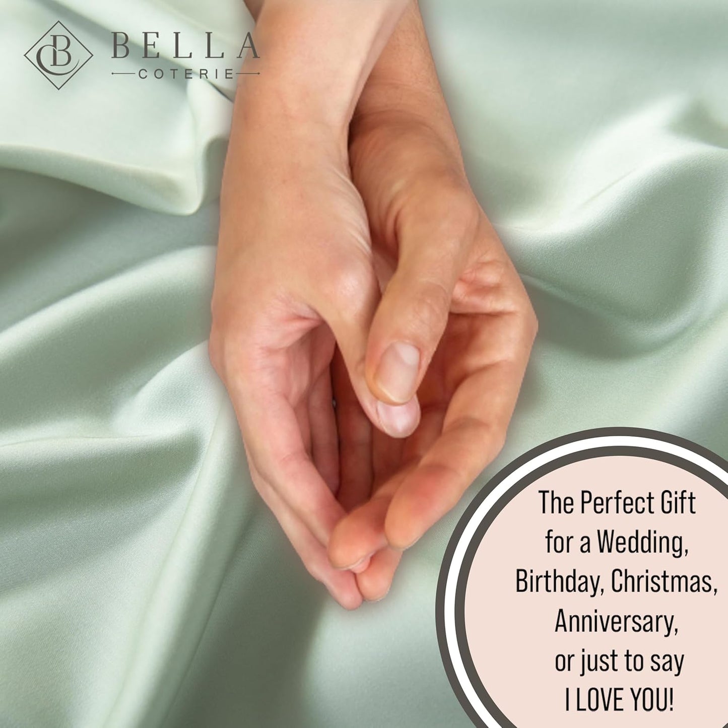 Bella Coterie Luxury Bamboo Viscose Twin Size Sheet Set | 100% Organically Grown | Ultra Soft | Cooling for Hot Sleepers | 18" Deep Pocket [Sea Glass]